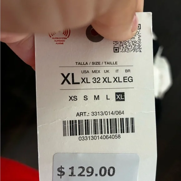 Zara Black and White Midi Dress - Picture 11 of 11